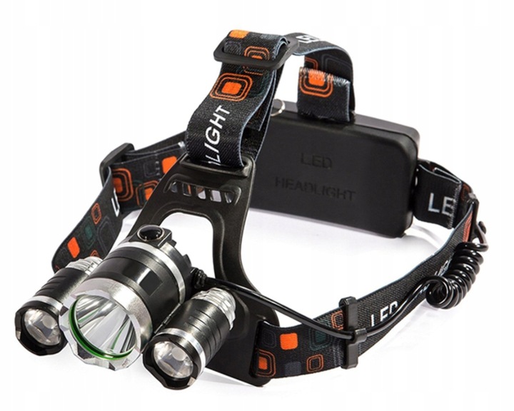 Čelovka LED 3x CREE XML T6 2000lm